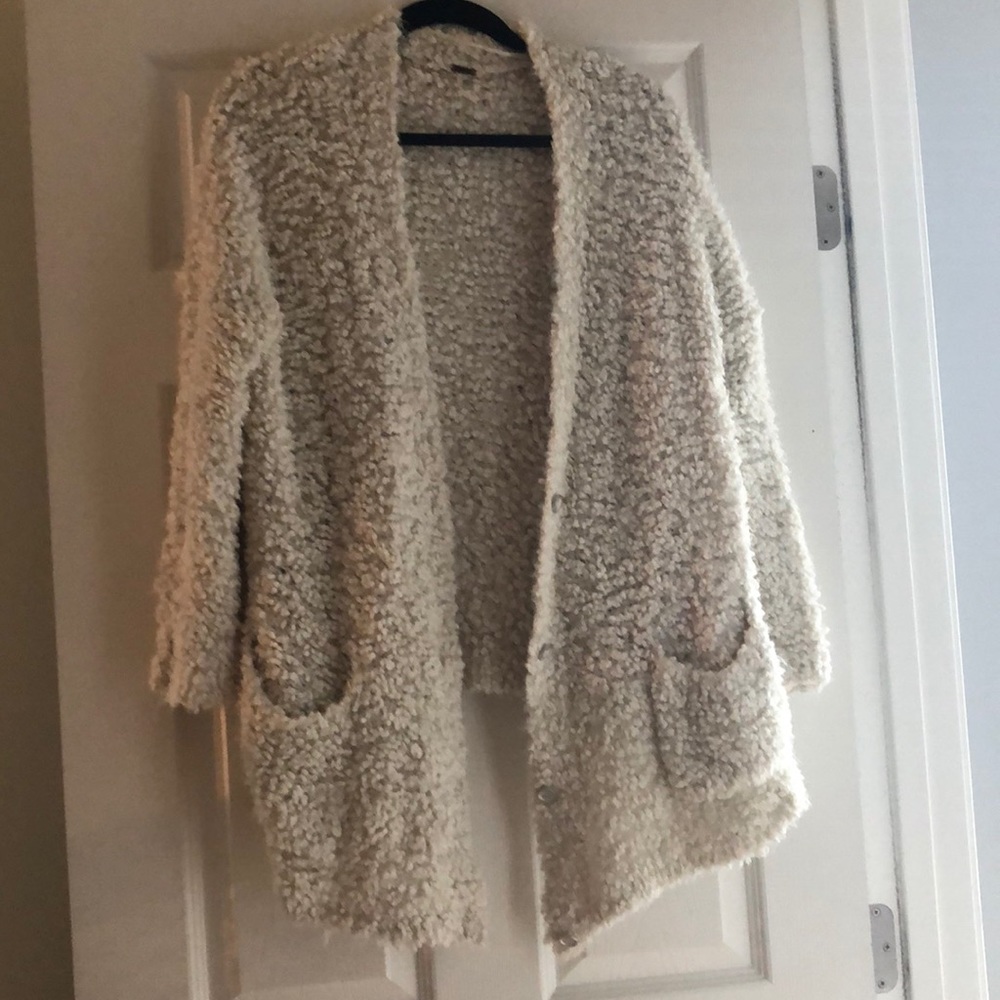 Free People fuzzy Cardigan